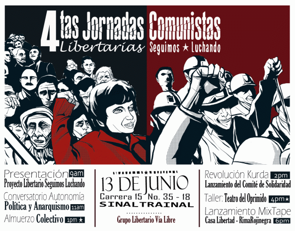 4tas Jornadas Comunistas Libertarias. Junio 2015
